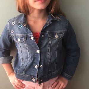 h&m unicorn denim jacket